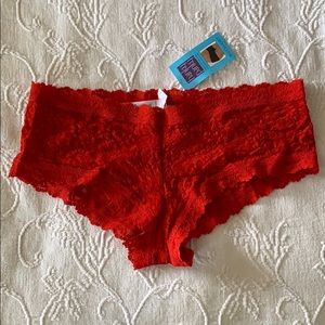 Hanky Pansy red boy short NWT
